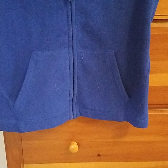 Old Navy Royal Blue Fleece Vest, Size Large - Picture 2 of 4